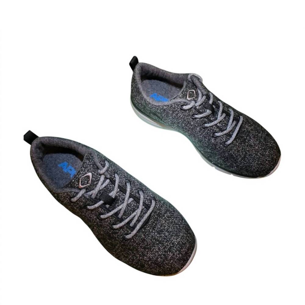 NEW APEX men's fitlite fleece sneakers in charcoal